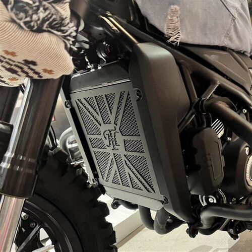 适用于春风CFMOTO 450CL-C/CLC改装水箱P网散热器床包防护罩配件