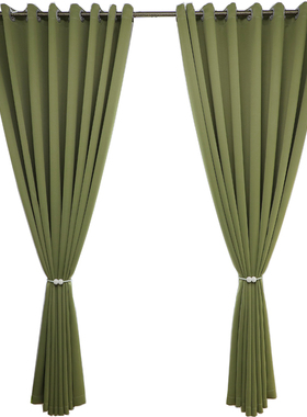 隔断防风窗帘遮光布现代简约20A23新款卧室飘窗客厅挂钩式挡风防