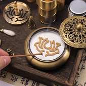 入门纯铜香道套装 用m品香篆工具沉香檀香粉古法制作塔香打篆熏香
