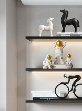 太空人宇航员小摆件轻奢高档客厅书架柜H办公室酒柜家居装饰品礼