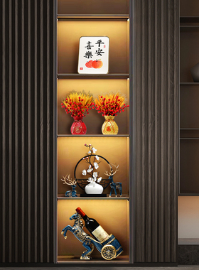 马到成功摆件红j酒托酒架托置物架酒柜电视柜餐柜装饰品创意摆件
