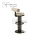 意式 家用岛台椅现代设计师创意酒吧高脚 轻奢金e属吧台椅简约时尚