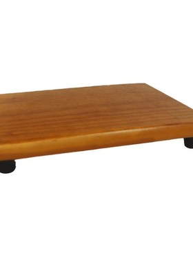 实木底座原木中式24/30/36cm四方正方形木O质特大尺寸大号底座摆