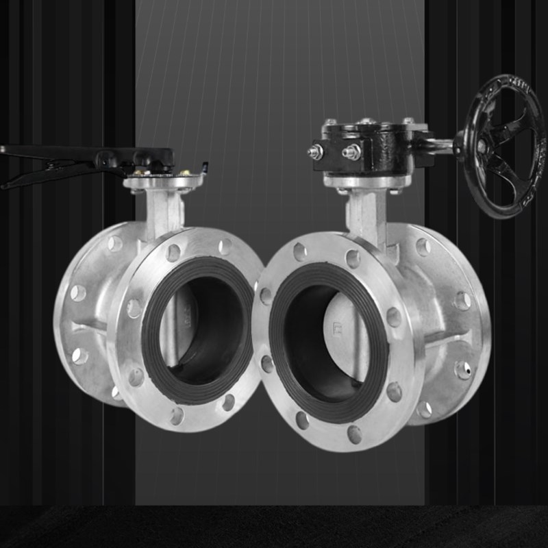 上海良工开维喜D341X/F-10/16P软密封蜗L轮手柄法兰不锈钢304蝶阀