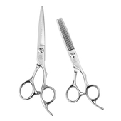 专业理发剪刀美发剪家用平牙剪刘海器自己剪O头发工具套装 打薄子