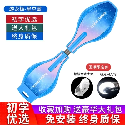 儿童初学者滑板活力板游龙板两轮