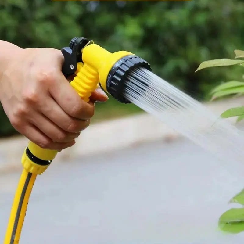 洗车浇花浇菜水管喷头园林喷雾旋转通用水枪浇花神器水枪套装防爆
