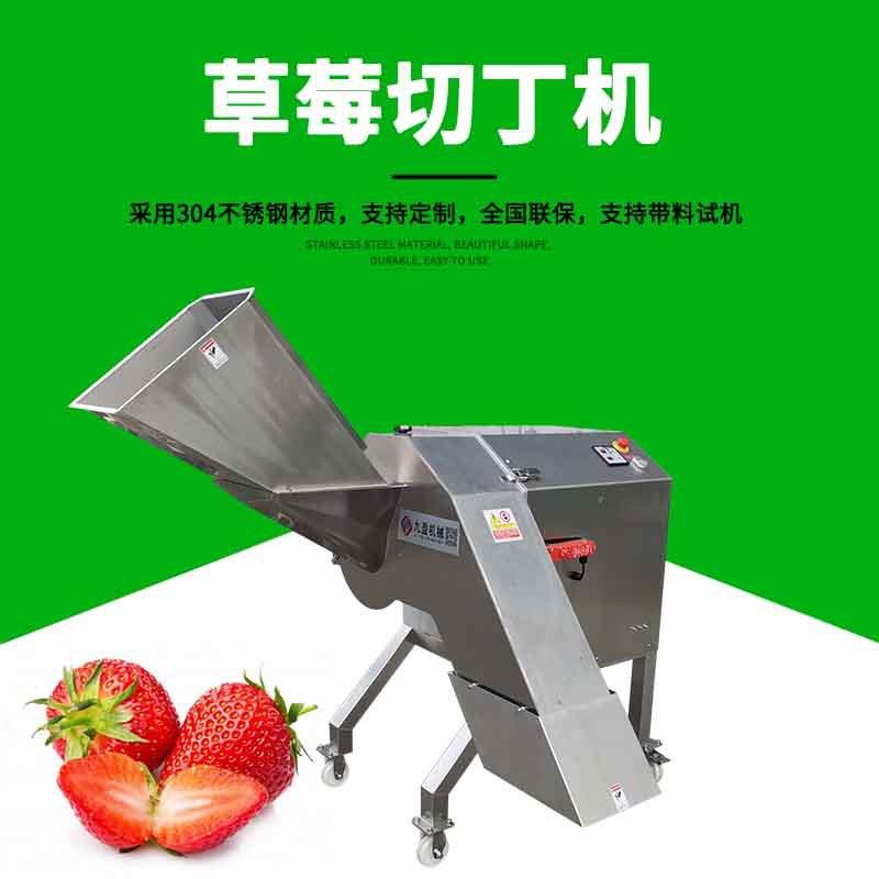 草莓切丁机TJ-1500D三维离心式果蔬切丁机芒果菠萝火龙果切丁机