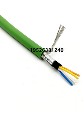 西门子网线电缆工业以太网PROFINET绿屏蔽4芯6XV1840-2AH10 3AH10