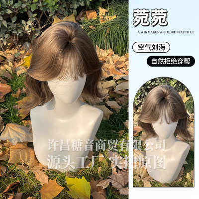 许昌糖音商贸有限公司糖音假发女全头套Lolita短卷发羊毛卷短发假