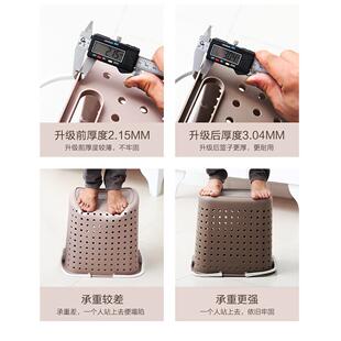 创意家用脏衣篮塑CZ 003料洗篮衣篮带滑轮浴室脏衣服纳娄大号收