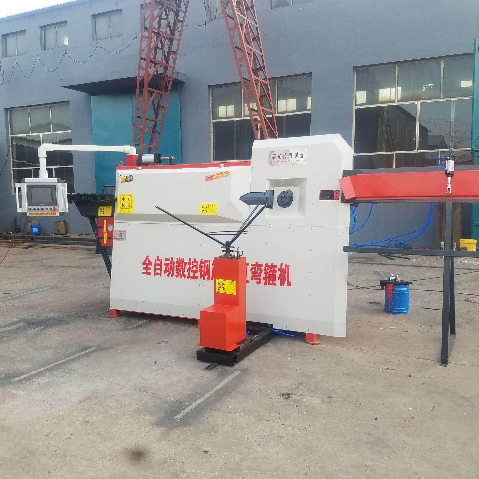 数控钢筋调直弯箍板筋一体机全自动钢筋套子机双线钢筋箍筋机价格