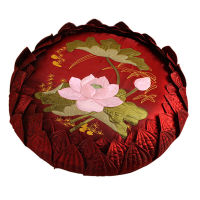 速发厂椰打坐垫椰丝蒲团中式绣花莲花打坐垫家丝棕丝蒲禅座垫团1
