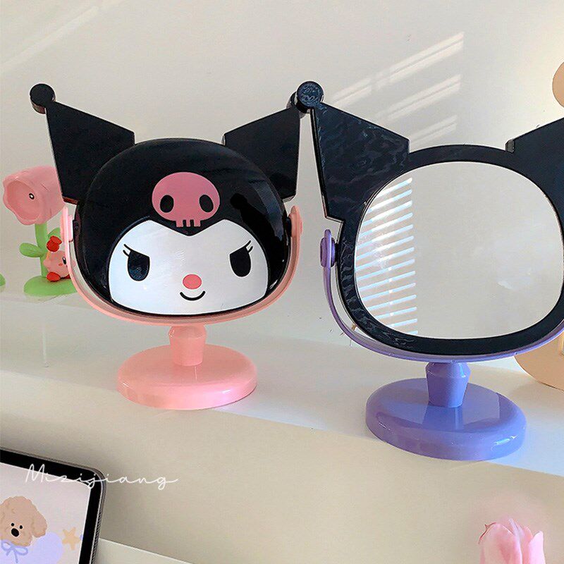 速发少子妆镜桌面梳妆镜化创桌立式小镜化妆意造型补妆台式镜