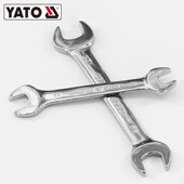 热销易尔拓开口扳手固定双头呆扳子工具8一10号小死口14薄叉子17