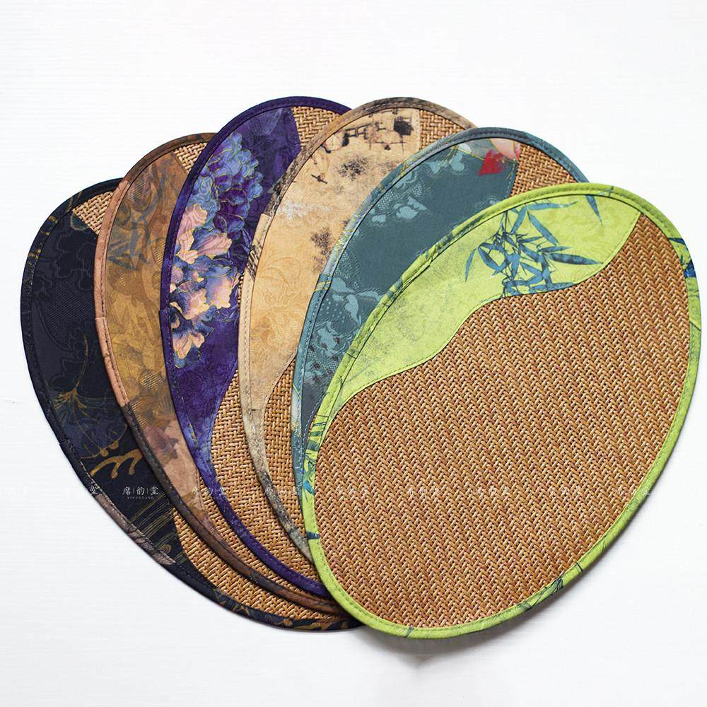 茶席草编藤垫茶垫茶布干泡茶席杯垫禅意功夫竹席茶托新中式茶盘,居家布艺,茶席,淘宝优惠券,粉丝福利购,淘宝优惠卷