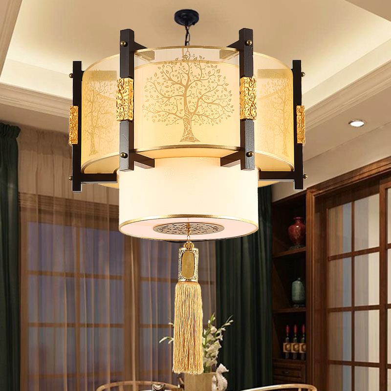 中式吊灯饭店包厢灯餐饮火锅餐桌卡座灯饭厅专用灯茶楼过道走廊灯