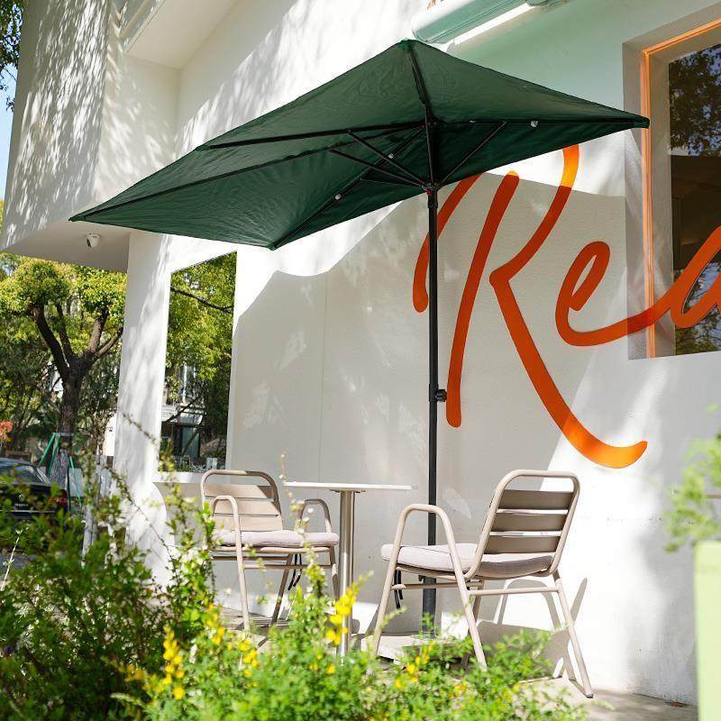 高度可调长方形靠墙升降户外遮阳伞半边伞遮阳棚庭院花园阳台露台,住宅家具,墙壁伞,淘宝优惠券,粉丝福利购,淘宝优惠卷