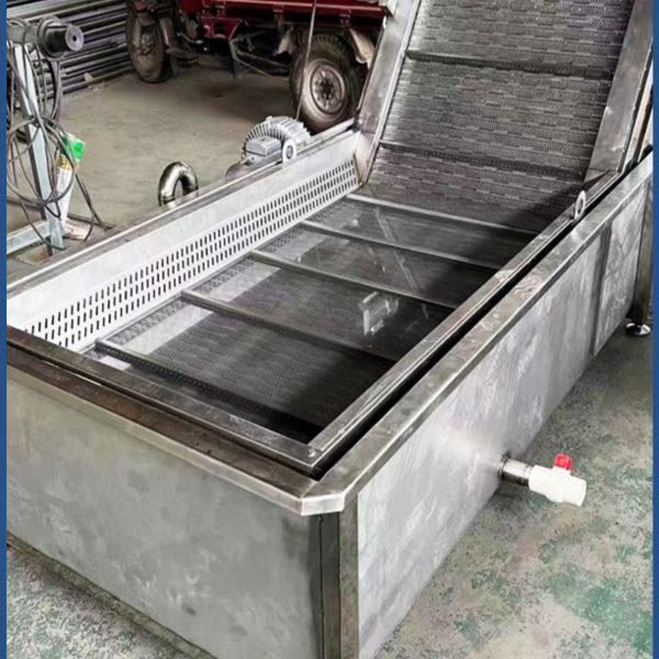 网带清洗机脉冲喷淋果疏清洗网炼输送带传送机海鲜速冻炼板清洗机