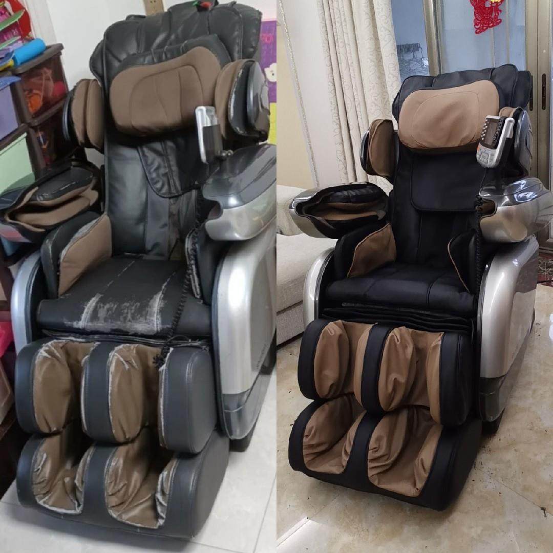 松研按摩椅换皮翻新A7s A7v A8a A6 A9A其它均可以换皮翻新