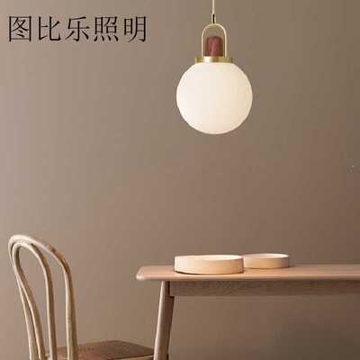 后现代圆球玻璃北欧床头小吊灯客厅卧室书房餐厅设计师样板房灯具