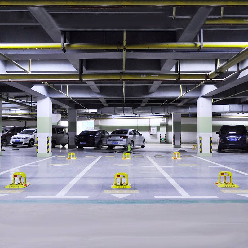 车位锁地锁八角汽车车库占车位占位锁加厚防撞停车位地锁