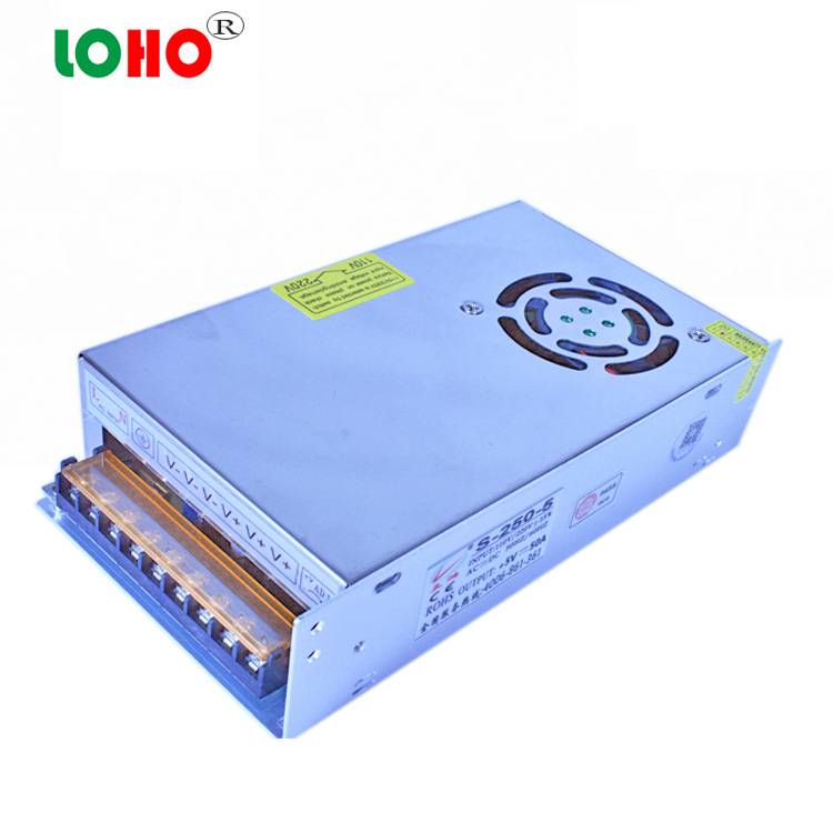 原装发光字5V50A电源 5V250W显示屏电源 5V 5.5V 4.5Vled开关电源