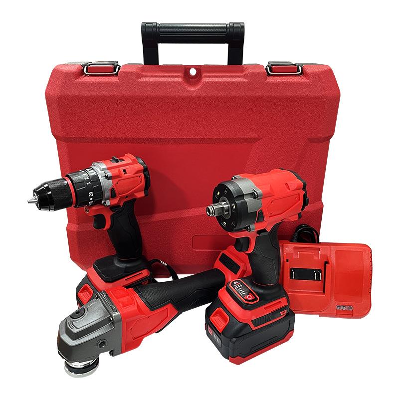 家用维电修木工装修32824功率锂电无刷冲击钻扳手角磨机动工大具