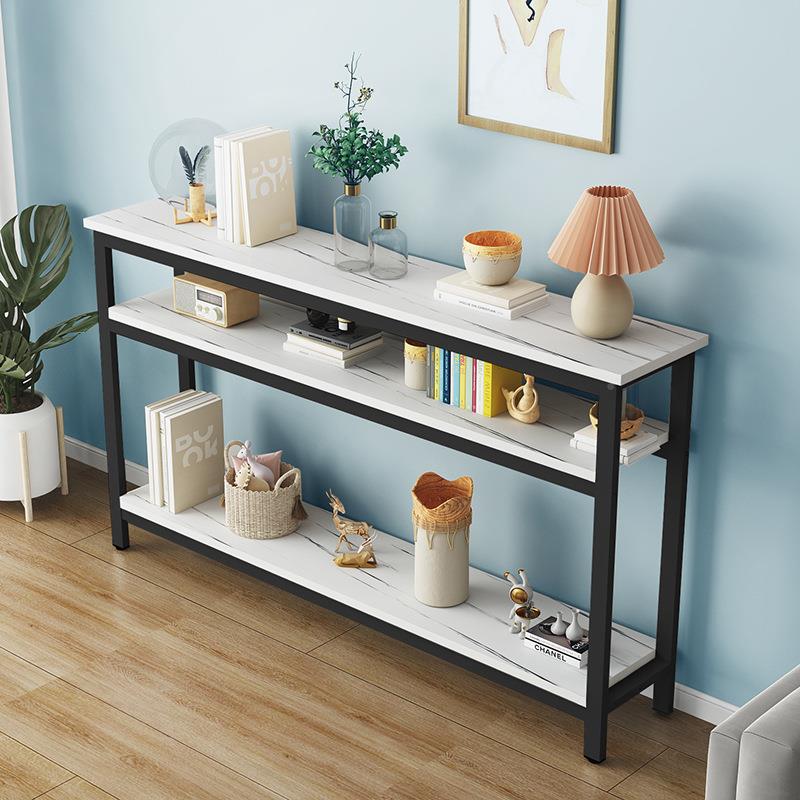 夹缝条长条桌多层置物窄易架电脑桌简小桌子阳台5478窄架桌靠墙边