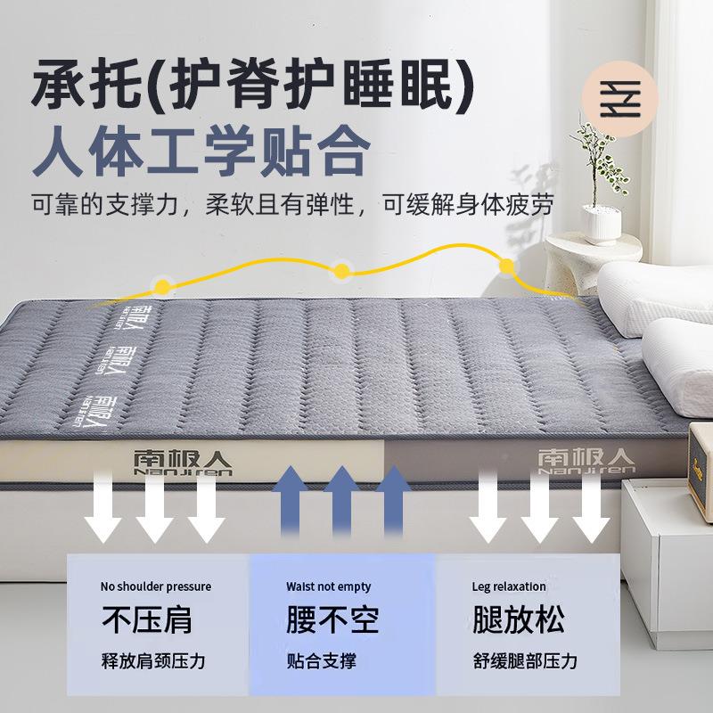 乳胶记忆棉床垫软垫遮盖舍物家用卧室宿厚学生单加QIB榻榻米海人
