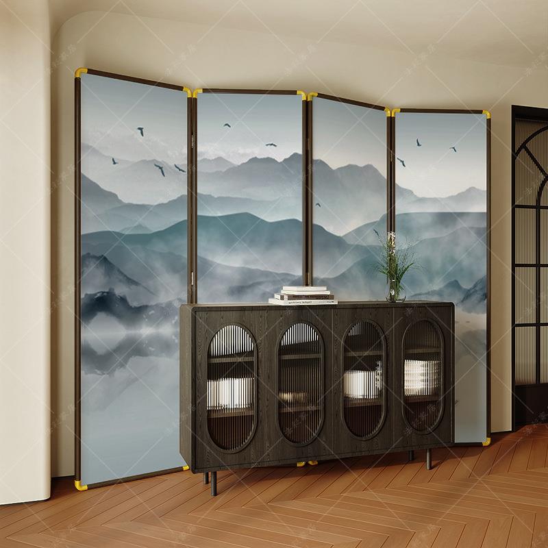 中式屏风隔断厅茶室办公室酒双面折叠可FC503移动简代约客宋美店