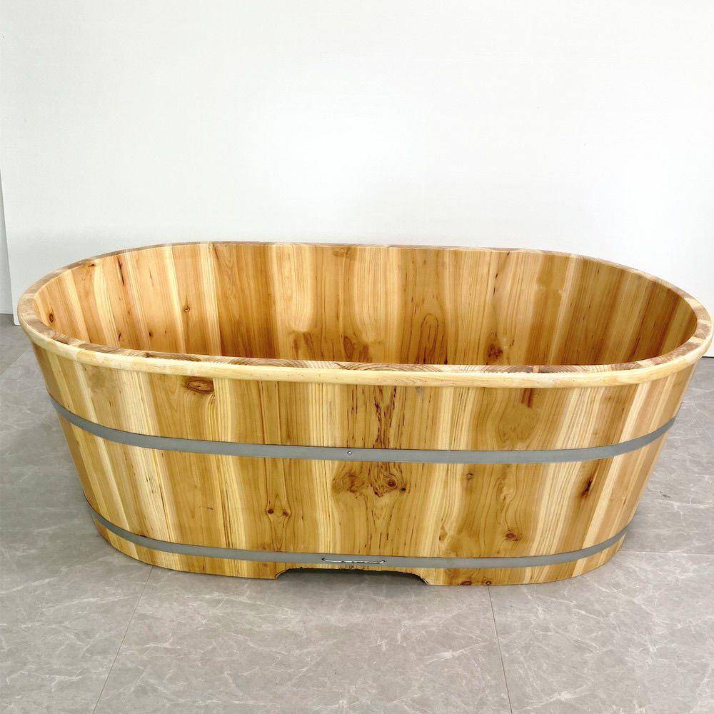 泡澡熏木桶老人澡成人实861木浴桶木质浴洗缸大家人儿童沐浴浴盆