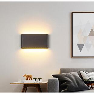 网红壁灯led北欧过道室外床头走廊阳台楼梯灯背景墙灯超薄壁灯