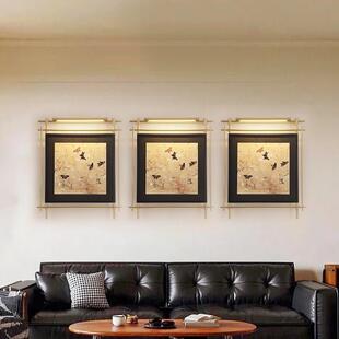 宋式美学壁灯高级感艺术新型酒店会所走廊过道玄关新中式装饰画