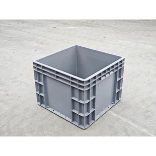 4430加高箱灰色箱收纳盒正方形箱周转塑胶塑料箱养殖专用箱
