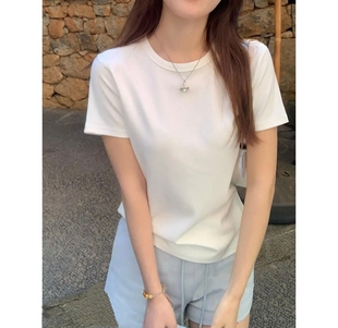滑丝棉 夏天可穿 小众版 2026新款 直角T 型 圆领T 甜甜专享
