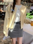 春日软糯叠穿毛衣外套慵懒风好看 糖果奶奶都开衫 甜甜圈专享