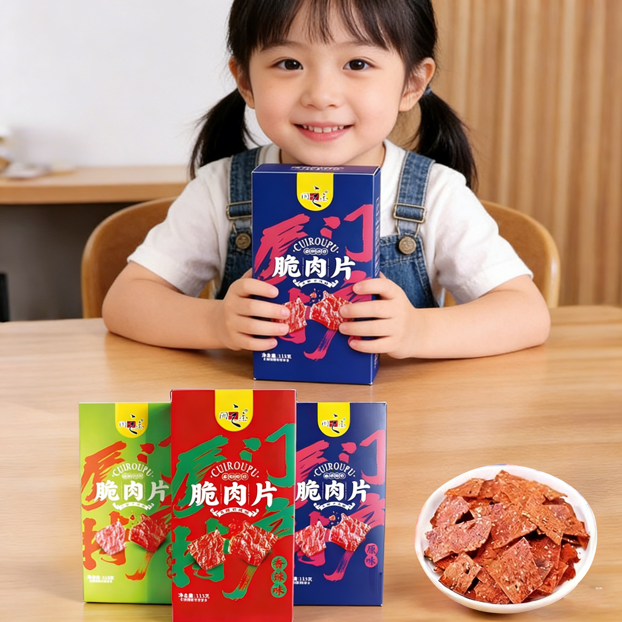 闽之未酥脆肉脯原味香脆肉脯网红零食泉州特产整箱薄脆猪肉干礼盒