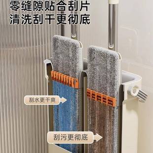 拖把家用水一拖净免手洗拖小把拖布13平板刮水一桶体拖地神器墩布