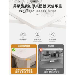 桌cj0065子阳简易 油风台茶几客厅家用户型出租屋现代简约奶新小款