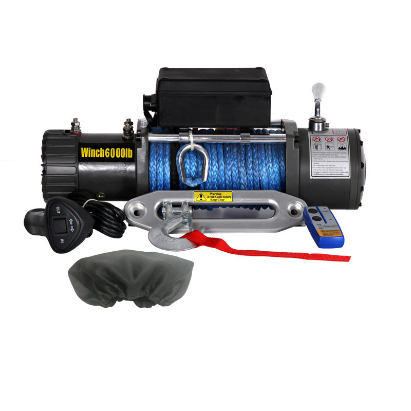 12V/24V电动绞盘6000磅脱困