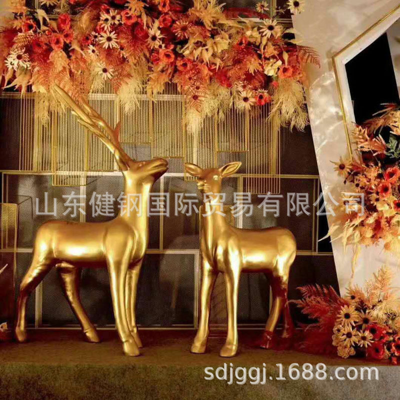 婚礼防摔小鹿成对出售