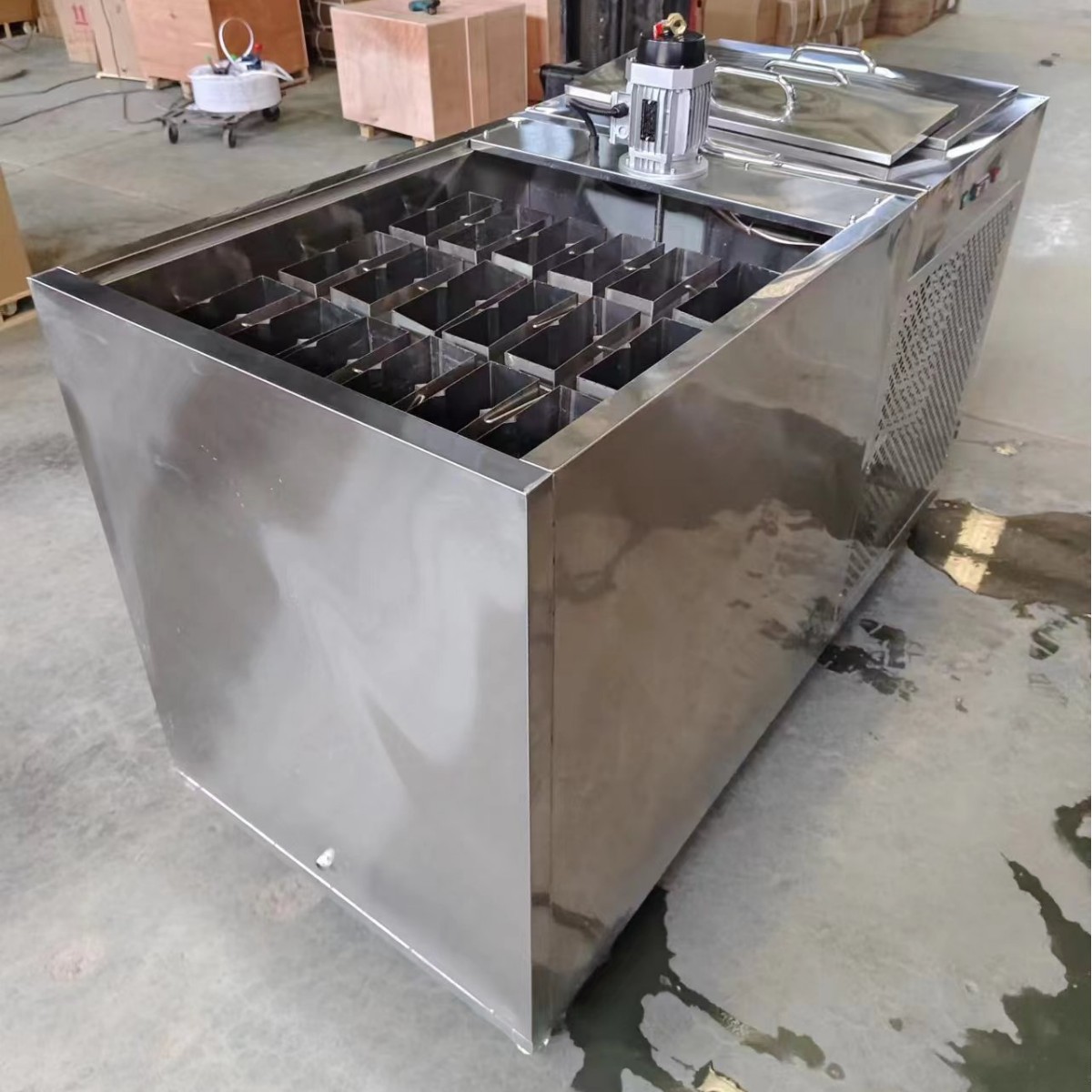 商用全自动冰砖机绵绵冰生产线