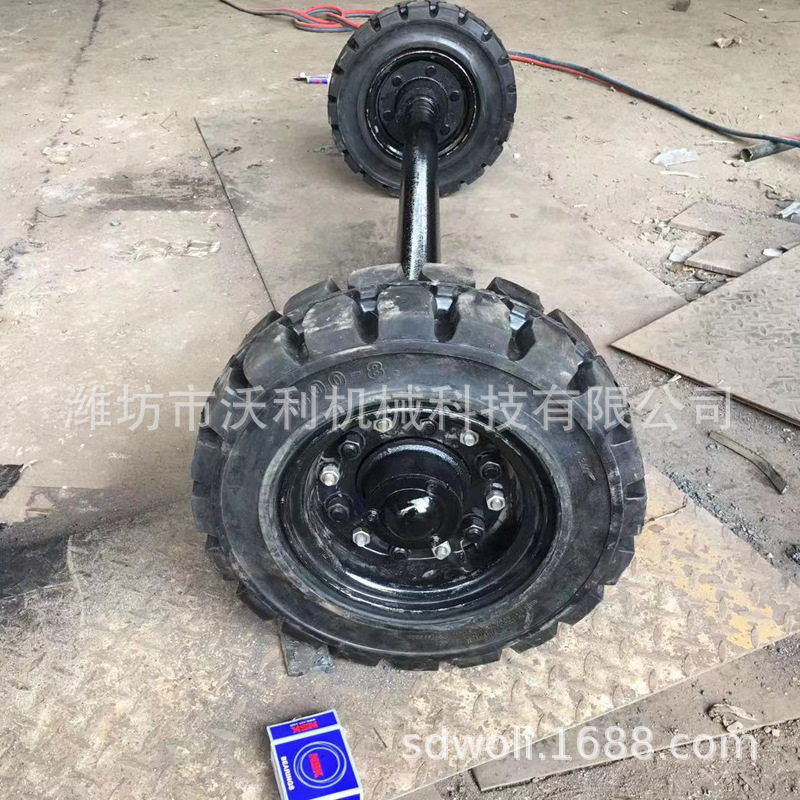 专业生产平板拖车车轴车桥批发