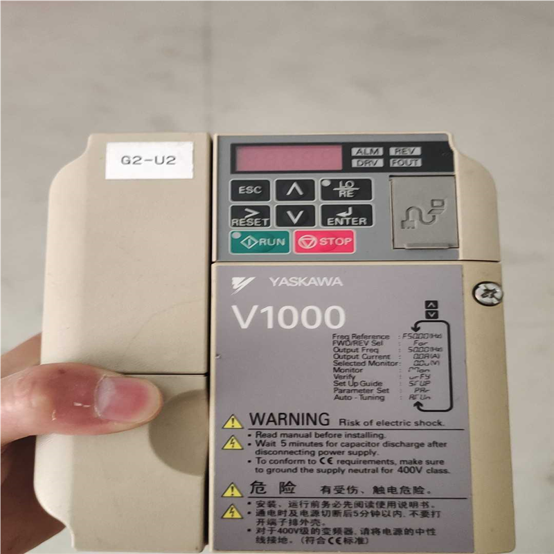 回来的，安川变频器CIMR-VB4A0002BBA(崽崽配件）