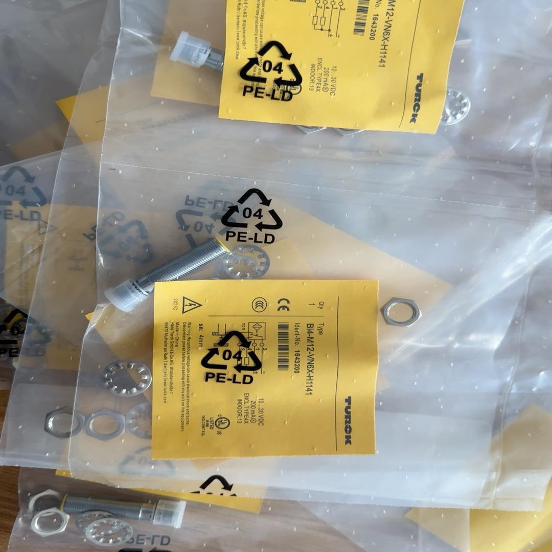 图尔克1643200接近开关 BI4-M12-VN6X-H1（崽载电子）