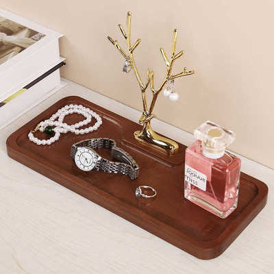 钥匙收纳架轻奢摆件客厅进门桌面玄关家居装饰品托盘乔迁生日礼物