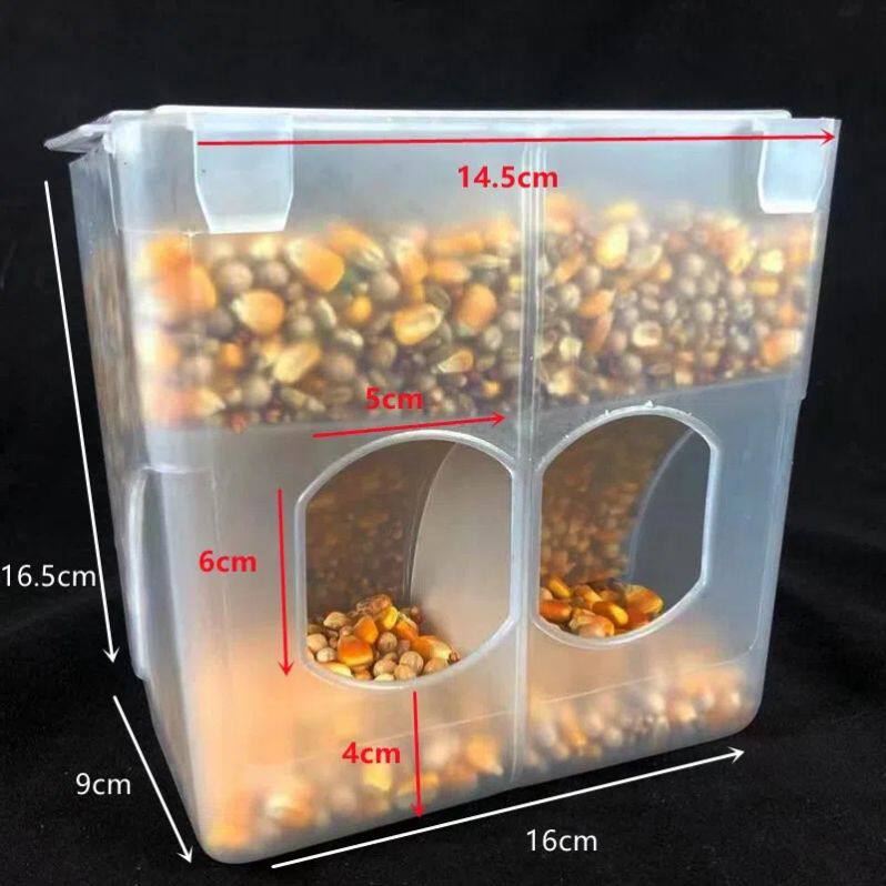 喂鸟食器鸽子猫狗自动鸟用饮水器鹦鹉芦丁鸡宠物挂式防撒溅鸟食盒
