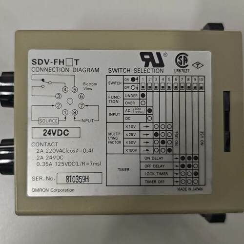 议~欧姆定律传感器控制器 SDV-FH2T DC24V ，原