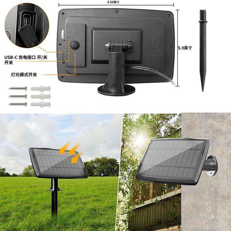 太阳能ST38装饰灯串户外庭院防水露营球泡灯圣诞节灯泡LED串灯